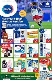 Aktueller budni Prospekt mit Hose, "drogeriemarkt", Seite 1