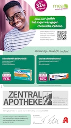 Aktueller mea - meine apotheke Apotheken Prospekt für Heidenheim: Unsere Juni-Angebote mit 4} Seiten, 01.06.2026 - 30.06.2026