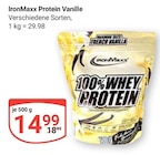 Protein Vanille Angebote von IronMaxx bei GLOBUS Duisburg für 14,99 €