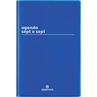 Agenda scolaire semainier Oberthur Collection Boréal Septembre 2026 à Septembre 2027 10 x 15 cm Bleu - Oberthur - Fnac Agenda scolaire semainier Oberthur Collection Boréal Septembre 2026 à Septembre 2027 10 x 15 cm Bleu - Oberthur à 7,99 € dans le catalogue Fnac