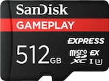 GamePlay microSD Express-Karte 512 GB von SanDisk für 89,00 € bei MediaMarkt Saturn im Angebot GamePlay microSD Express-Karte 512 GB von SanDisk im aktuellen MediaMarkt Saturn Prospekt
