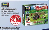 Weihnachtskalender im V-Markt Prospekt Adventskalender RC Claas 960 Axio von Revell Control im aktuellen V-Markt Prospekt für 24,99 €