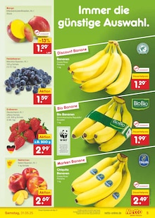 Bio Bananen im aktuellen Netto Marken-Discount Prospekt (Dresden) Bio Bananen im Netto Marken-Discount Prospekt "Aktuelle Angebote" mit 63 Seiten (Dresden)