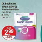 Magic Leaves Waschmittel-Blätter von Dr. Beckmann im aktuellen V-Markt Prospekt für 2,99 €
