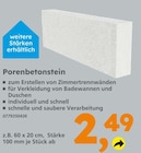 Porenbetonstein bei Globus-Baumarkt im Roggentin Prospekt für 2,49 €
