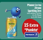 Pfanner ice tea Zitrone Sparkling Zero von Pfanner im aktuellen EDEKA Prospekt für 