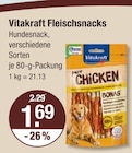 Fleischsnacks im V-Markt Prospekt Fleischsnacks von Vitakraft im aktuellen V-Markt Prospekt für 1,69 €
