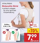 Rückenstütz-Gürtel Angebote von Vitalmaxx bei Netto Marken-Discount Löhne für 7,99 €