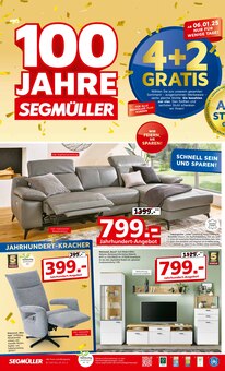 Sofa im Segmüller Prospekt "100 JAHRE SEGMÜLLER" mit 8 Seiten (Ulm)