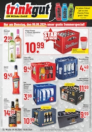 Aktueller Trinkgut Getränkemärkte Prospekt für Barsinghausen: Aktuelle Angebote mit 6} Seiten, 05.08.2024 - 10.08.2024