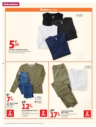 Offre T-Shirt Homme dans le catalogue Auchan Hypermarché du moment à la page 58