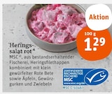 Heringssalat rot von MSC im aktuellen tegut Prospekt für 1,29 €