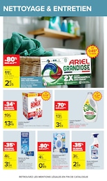 Offre Lessive dans le catalogue Carrefour du moment à la page 45