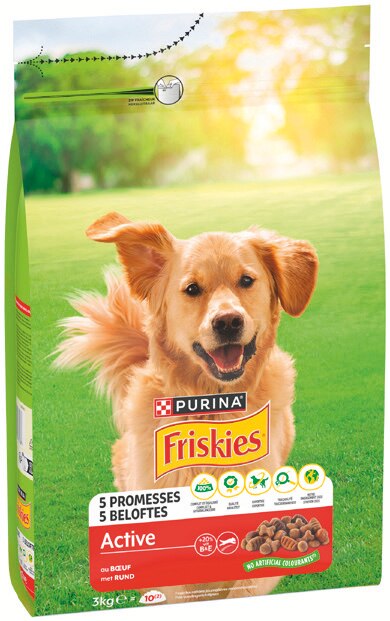 PURINA Croquettes pour chien Friskies