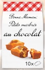 Petits marbrés au chocolat - BONNE MAMAN en promo chez Intermarché Petits marbrés au chocolat - BONNE MAMAN dans le catalogue Intermarché