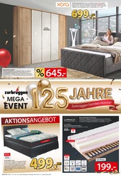 Schlafzimmer im Zurbrüggen Prospekt in Paderborn Aktueller Zurbrüggen Prospekt mit Schlafzimmer, "zurbrüggen MEGA-EVENT", Seite 8