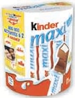 Barres Chocolatées Kinder Maxi - Kinder dans le catalogue Super U