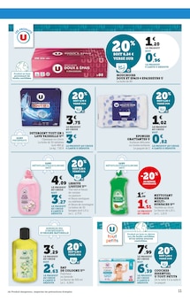 Promotion Cosmétiques dans le prospectus Super U, valable du 29/04/2025 au 11/05/2025 Promo Cosmétiques dans le catalogue Super U du moment à la page 11