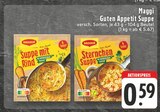 Suppe mit Rind im Angebot bei E center in Bottrop Suppe mit Rind Angebote von Maggi bei E center Bottrop für 0,59 €