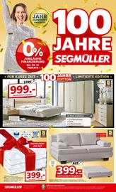 Aktueller Segmüller Prospekt mit Couch, "100 JAHRE SEGMÜLLER", Seite 4