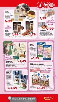 Katzenfutter im Zookauf Prospekt "KOMMT GUT INS NEUE JAHR" mit 8 Seiten (Neuss)