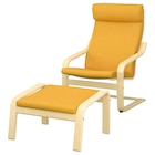Sessel und Hocker Birkenfurnier/Skiftebo gelb Skiftebo gelb im IKEA Prospekt Sessel und Hocker Birkenfurnier/Skiftebo gelb Skiftebo gelb von POÄNG im aktuellen IKEA Prospekt für 134,10 €