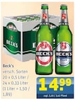 Aktuelles Bier Angebot bei Getränke Arena in Oberhausen ab 14,99 €