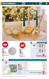 Offre Nappe Noël dans le catalogue Super U du moment à la page 50