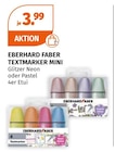 TEXTMARKER MINI Glitzer Neon von EBERHARD FABER im aktuellen Müller Prospekt für 3,99 €
