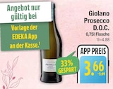 Giolano Prosecco D.O.C. Angebote bei EDEKA Augsburg für 3,66 €