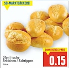 Ofenfrische Brötchen / Schrippen von  im aktuellen E center Prospekt für 0,15 €