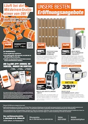 Zaun Sichtschutz im OBI Prospekt in Wolfsburg Aktueller OBI Prospekt mit Zaun Sichtschutz, "WIR FEIERN, DU SPARST!", Seite 24