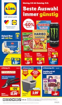 Softdrinks Angebot im aktuellen Lidl Prospekt auf Seite 1