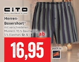 Herren-Boxershorty im Angebot bei Kaufhaus Stolz in Stralsund Herren-Boxershorty Angebote von CITO bei Kaufhaus Stolz Stralsund für 16,95 €