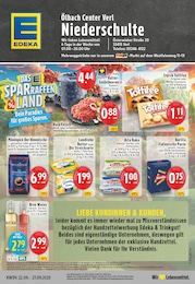EDEKA Prospekt für Verl mit 24 Seiten EDEKA Prospekt für Verl: "Aktuelle Angebote", 24 Seiten, 22.09.2025 - 27.09.2025