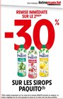 -30% remise immédiate sur le 2ème sur les sirops PAQUITO à Intermarché dans Clermont -30% remise immédiate sur le 2ème sur les sirops PAQUITO à Intermarché dans Clermont