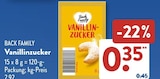 Vanillinzucker von Back Family im aktuellen ALDI SÜD Prospekt für 0,35 €