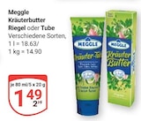 Kräuterbutter Riegel im Angebot bei GLOBUS in Viersen Kräuterbutter Riegel Angebote von Meggle bei GLOBUS Viersen für 1,49 €