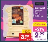 Bratwurst gebrüht für 2,99 € bei Netto Marken-Discount im Angebot Bratwurst gebrüht im aktuellen Netto Marken-Discount Prospekt