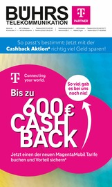 Aktueller Bührs Telekommunikations GmbH & Co.KG Weitere Geschäfte Prospekt in Löningen und Umgebung, "Bis zu 600€ CASH BACK" mit 8 Seiten, 01.11.2024 - 30.11.2024