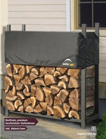 Kaminholzregal 'SHELTERLOGIC' bei BAUHAUS in Aachen Kaminholzregal 'SHELTERLOGIC' im Angebot bei BAUHAUS Aachen für 99,00 €