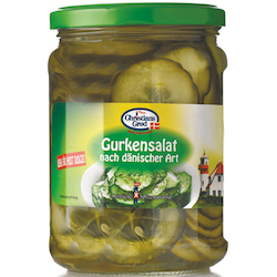 Original dänischer Gurkensalat