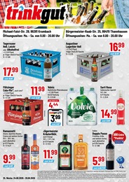 Aktueller Trinkgut Prospekt, "Aktuelle Angebote", mit Angeboten der Woche, gültig von 24.08.2026 bis 24.08.2026