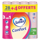 Papier toilette Confort - LOTUS à 10,46 € dans le catalogue Supeco