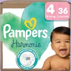 Couches harmonie geant t4x36 - PAMPERS en promo chez Intermarché Super Roubaix à 9,88 €