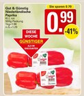 Paprika bei WEZ im Hüllhorst Prospekt für 0,99 €