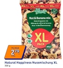 Nut & Banana Mix XL von Natural Happiness für 2,79 € bei Action im Angebot Nut & Banana Mix XL von Natural Happiness im aktuellen Action Prospekt