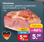 Osterbraten Angebote bei Netto Marken-Discount Troisdorf für 5,39 €