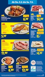Lidl Rindersteak im Prospekt 