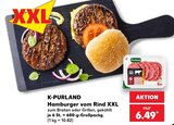 Hamburger vom Rind XXL im Angebot bei Kaufland in Ansbach Hamburger vom Rind XXL Angebote von K-PURLAND bei Kaufland Ansbach für 6,49 €